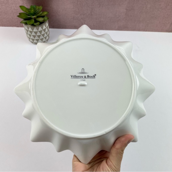 Villeroy & Boch Christmas Holiday Teddy Bear Green Red Bowl Dish - Picture 6 of 6